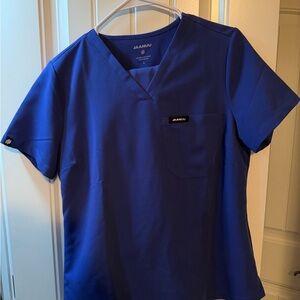 Jaanuu Women’s Small Navy Blue Scrub Top & Medium Tall Pants